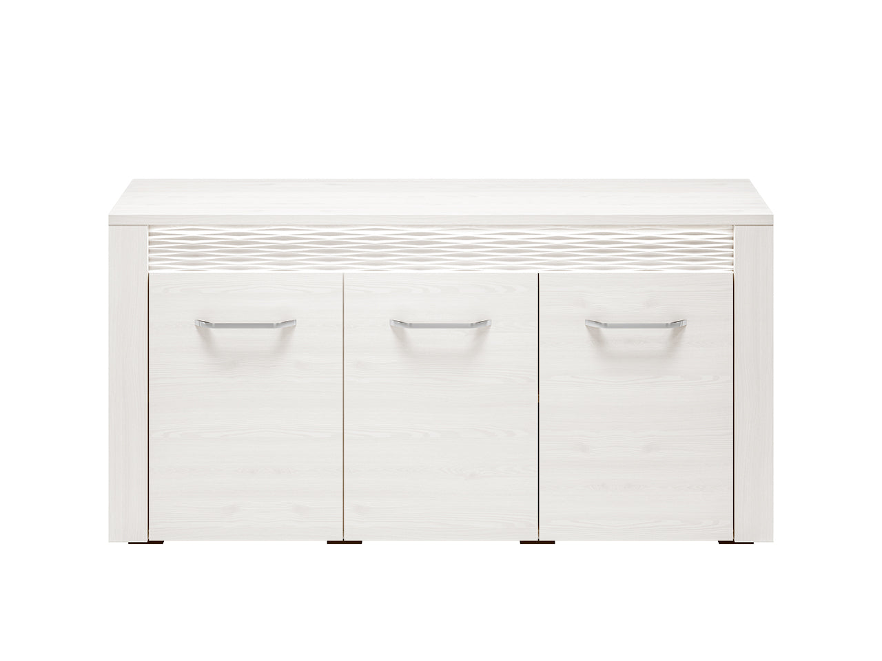 Commode, Buffet, Buffet en Pin Enneigé avec Finition Résistante aux Rayures et à l'Humidité - Decora Home