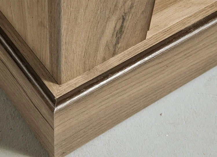 Commode, Buffet avec quatre tiroirs spacieux et meuble avec étagère - Decora Home