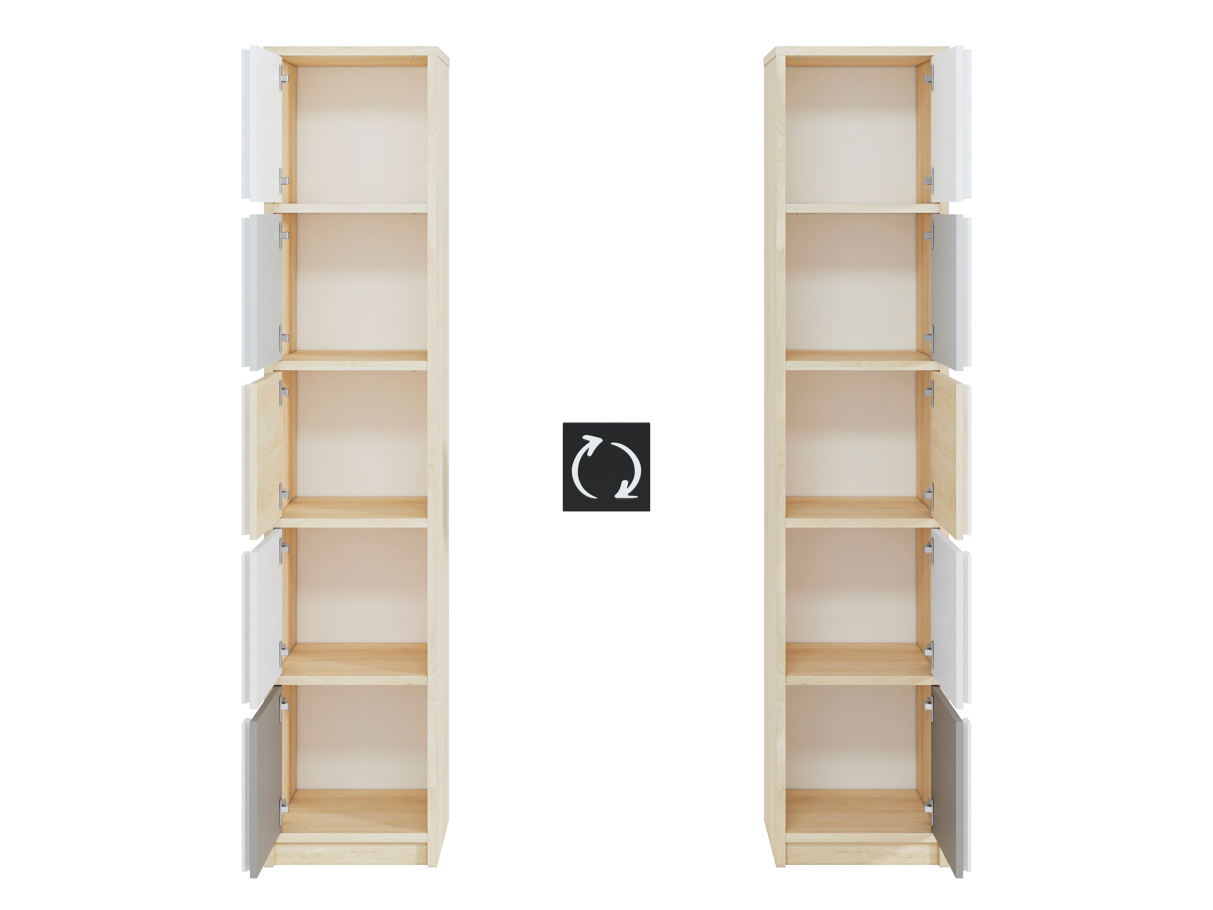 Étagère moderne en Hêtre des Fjords avec bordure ABS – Design élégant et haute résistance - Decora Home