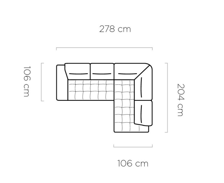 Canapé d'Angle Compact  – Confort Personnalisé avec Appuis-tête réglables et profondeur d'assise modulable électriquement - Decora Home