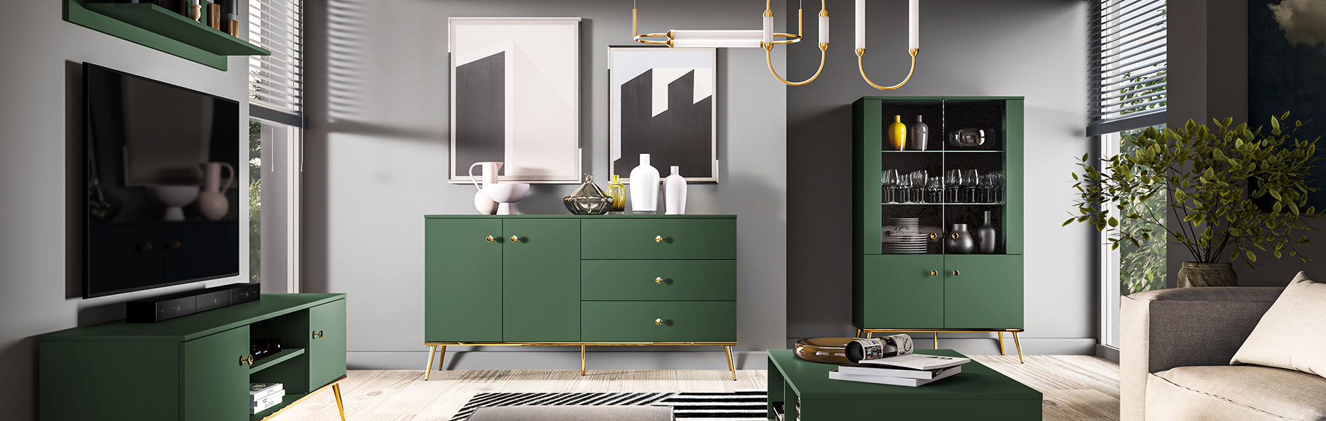 Vitrine Design avec Bordure ABS et Verre Trempé - Rétroéclairage en Option - Decora Home