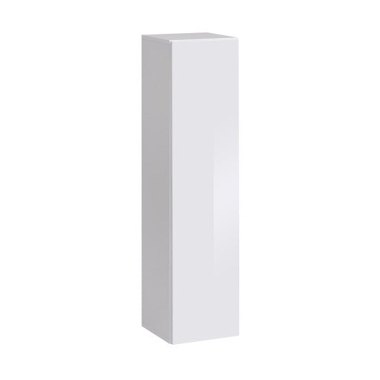SWITCH II hanging wall unit, blanc brillant with chêne Wotan, slatted fronts — vue 2