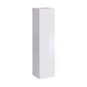 SWITCH III hanging wall unit, blanc brillant with chêne Wotan, slatted fronts — vue 2