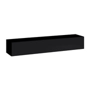 SWITCH et hanging wall unit, chêne Wotan with noir brillant, slatted fronts — vue 3