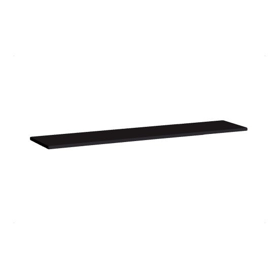 SWITCH VIII hanging wall unit, noir brillant with chêne Wotan, slatted fronts — vue 4