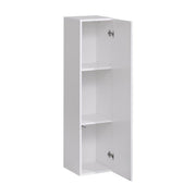 SWITCH III hanging wall unit, noir brillant with chêne Wotan, slatted fronts — vue 5