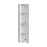 SWITCH VI hanging wall unit, noir brillant with chêne Wotan, slatted fronts — vue 6
