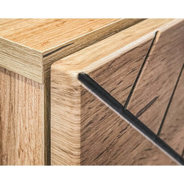 SWITCH XV hanging wall unit, chêne Wotan, slatted fronts — vue 11