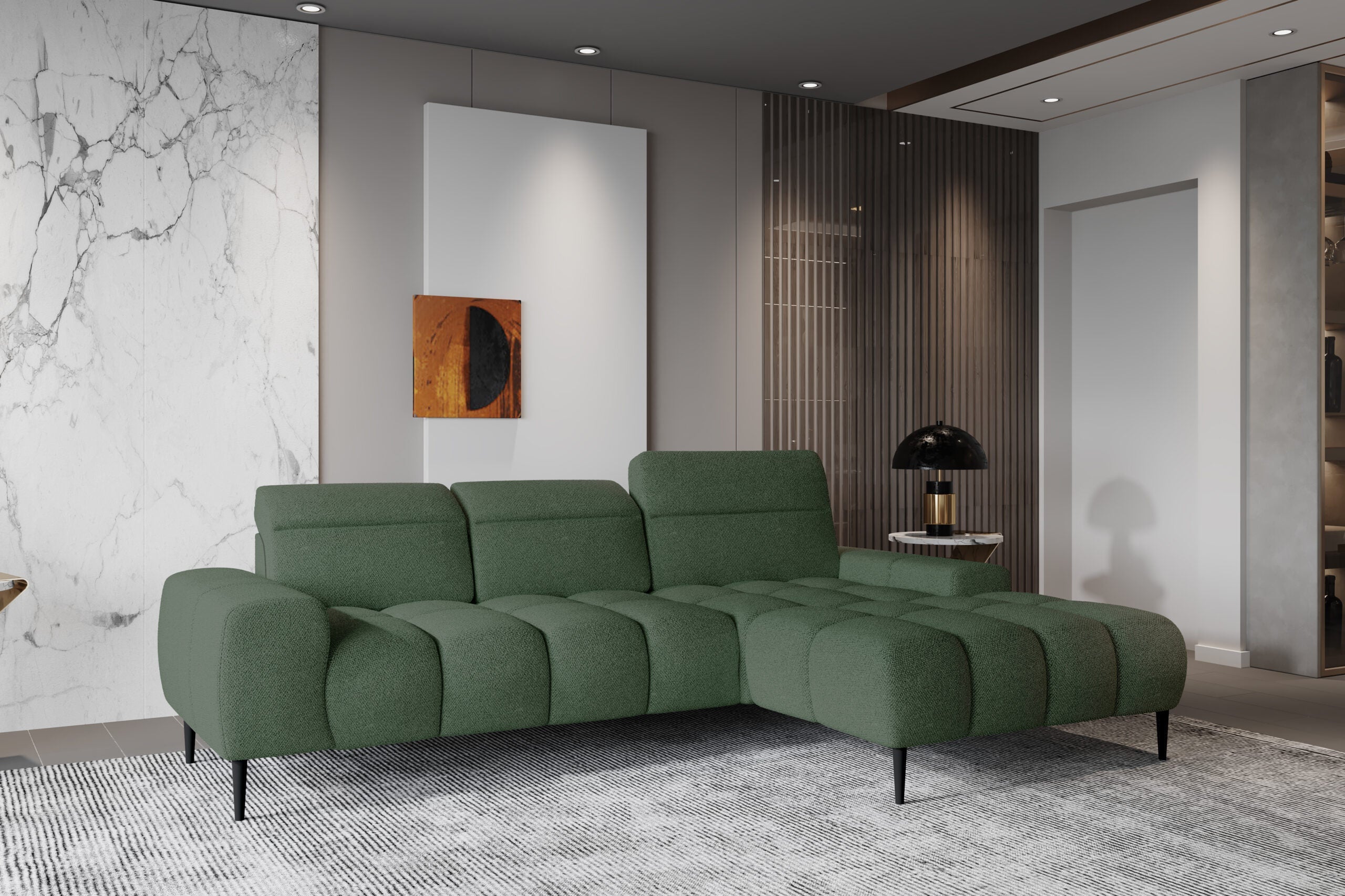 Canapé d’Angle – Confort Personnalisé avec Profondeur d’Assise Réglable|Offre Spéciale|Decora Home