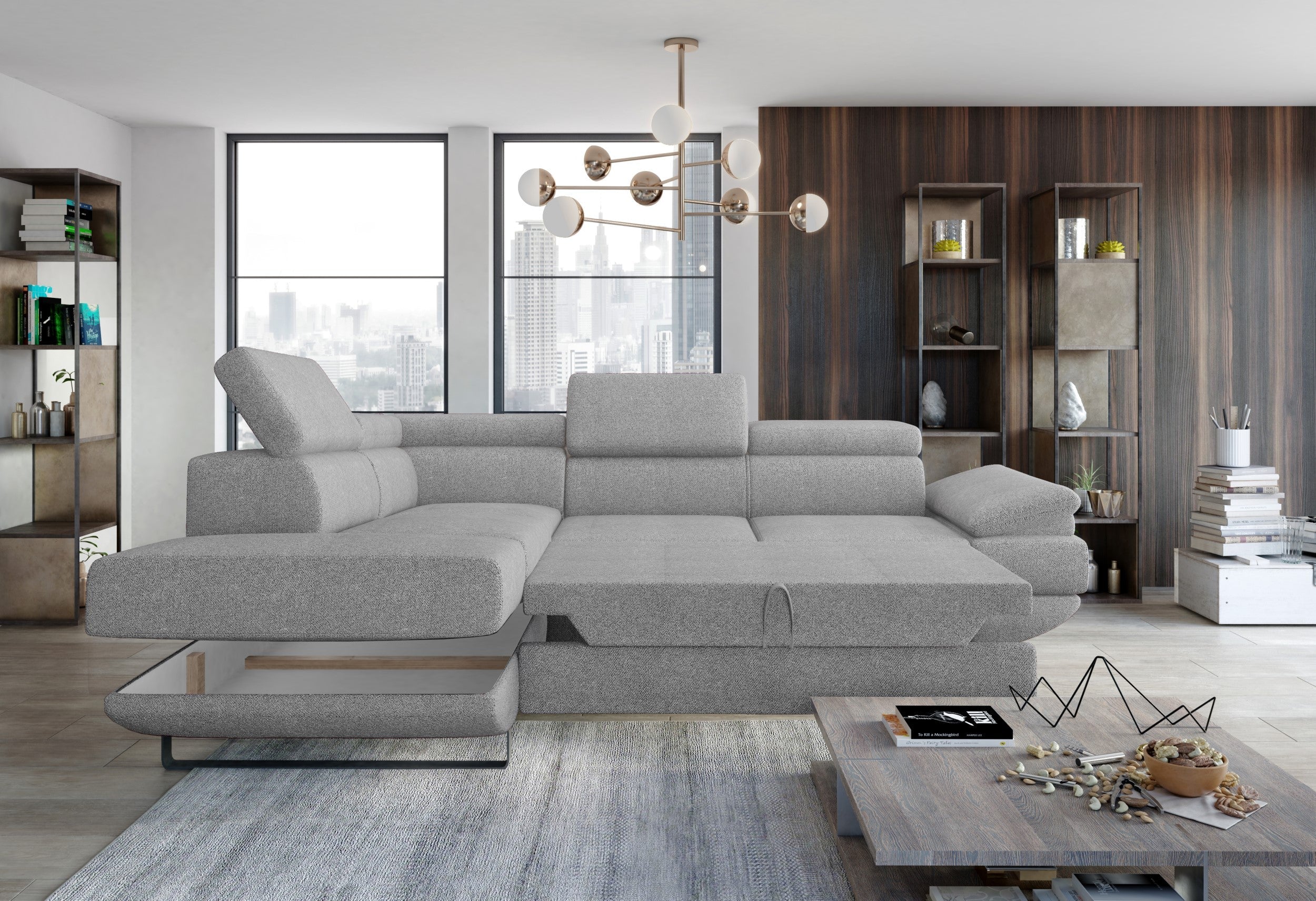 Canapé d’Angle – Confort Ajustable Électriquement et Élégance Contemporaine - Decora Home