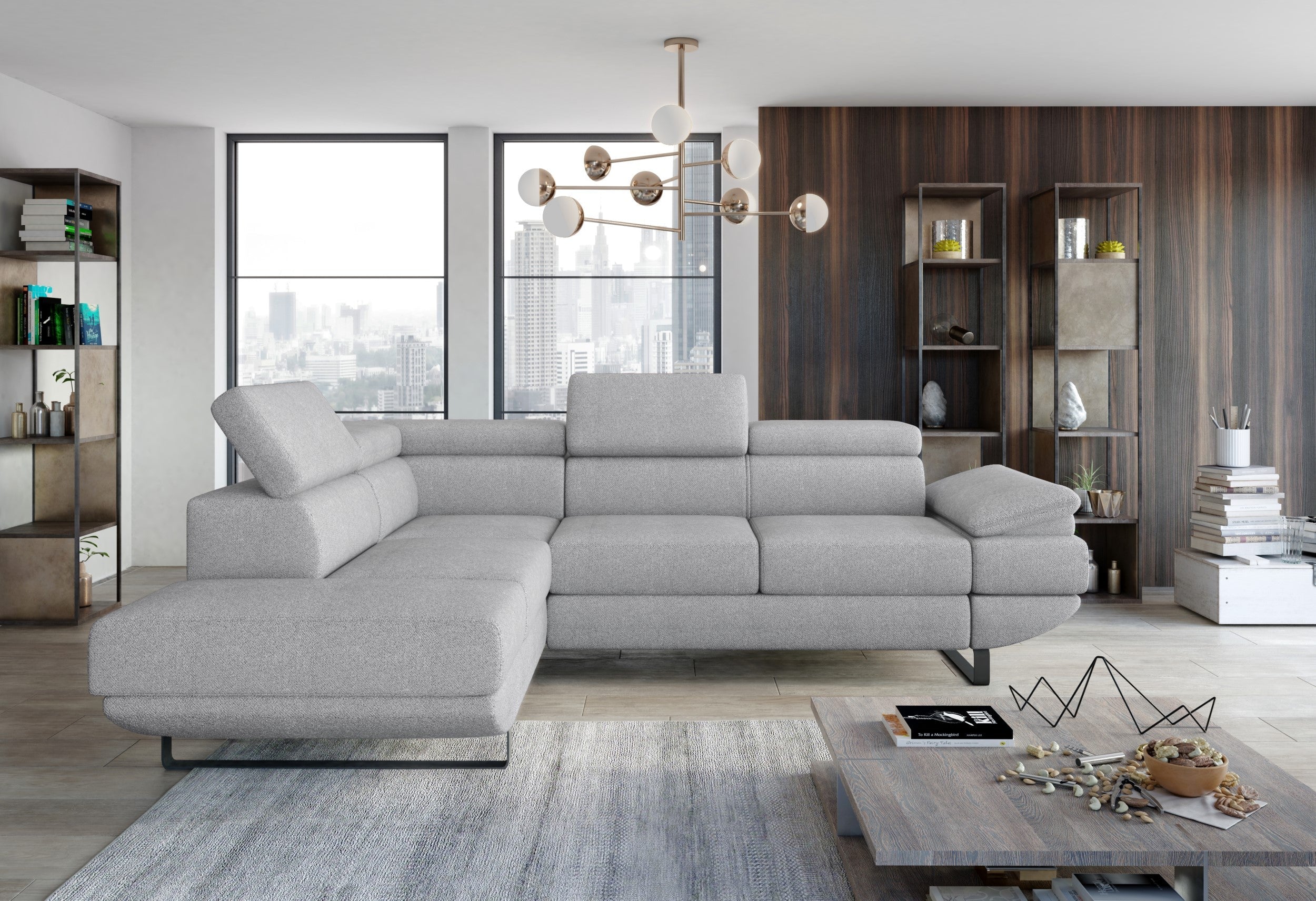 Canapé d’Angle – Confort Ajustable Électriquement et Élégance Contemporaine|Offre Spéciale|Decora Home