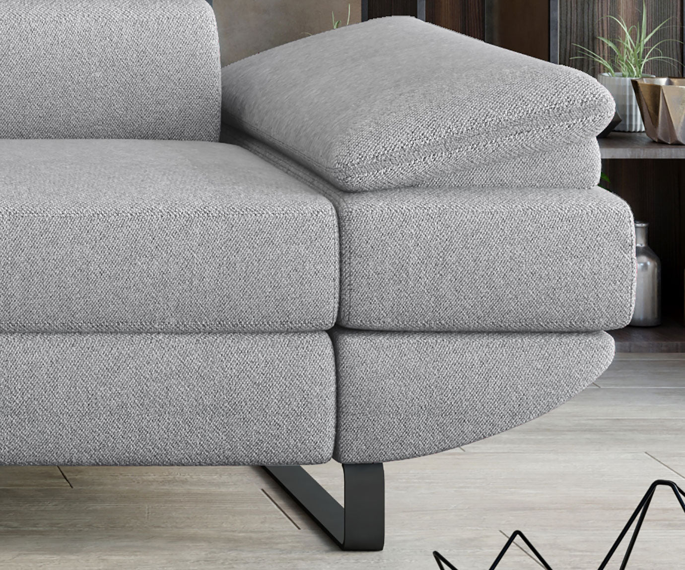 Canapé d’Angle – Confort Ajustable Électriquement et Élégance Contemporaine - Decora Home