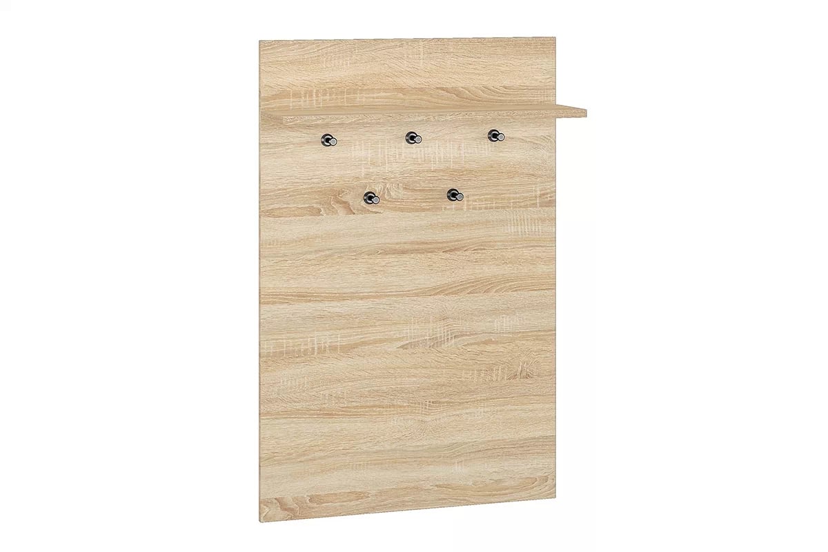 Patère d'entrée avec étagère en Finition Lumière de Sonoma – Élégance et Praticité - Decora Home