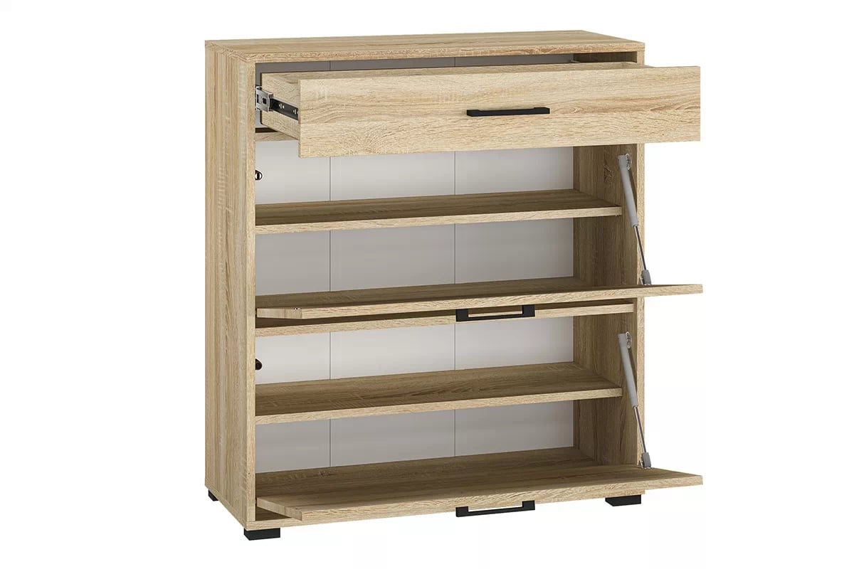 Meuble à Chaussures en Finition Chêne Clair – Structure Robuste, Design Compact et Élégant - Decora Home