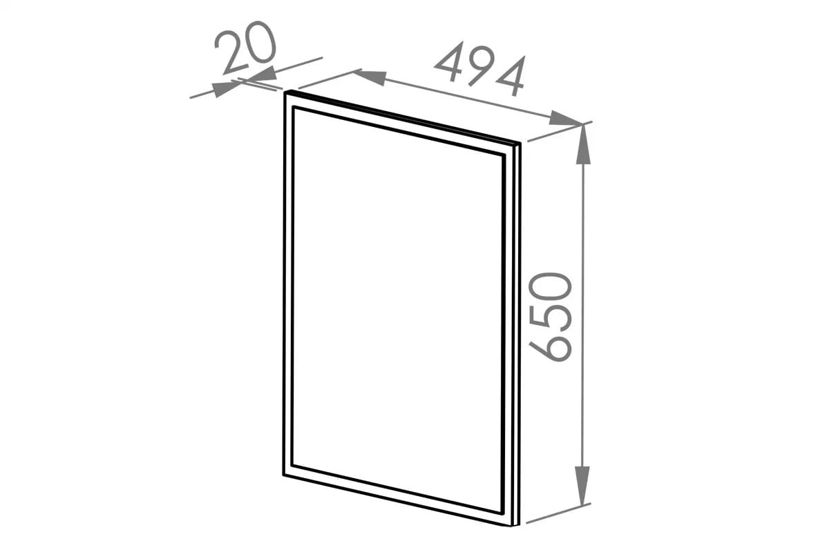 Miroir suspendu pour le hall- Sonoma clair - Decora Home