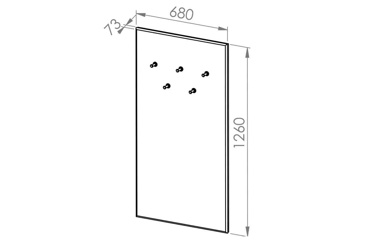 Cintre rembourré pour le hall en Finition Noire – Élégance Minimaliste - Decora Home