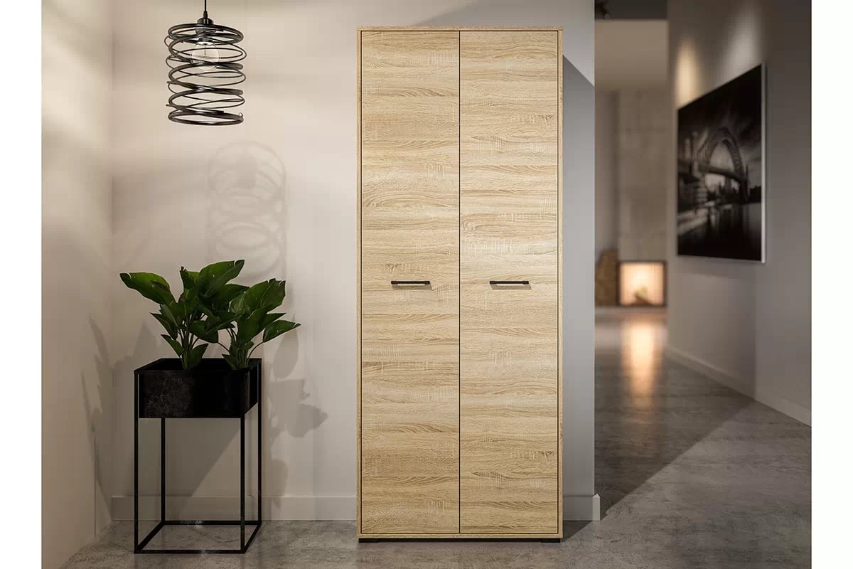 Armoire à deux portes pour le couloir   Sonoma clair|Dernières pièces|Decora Home