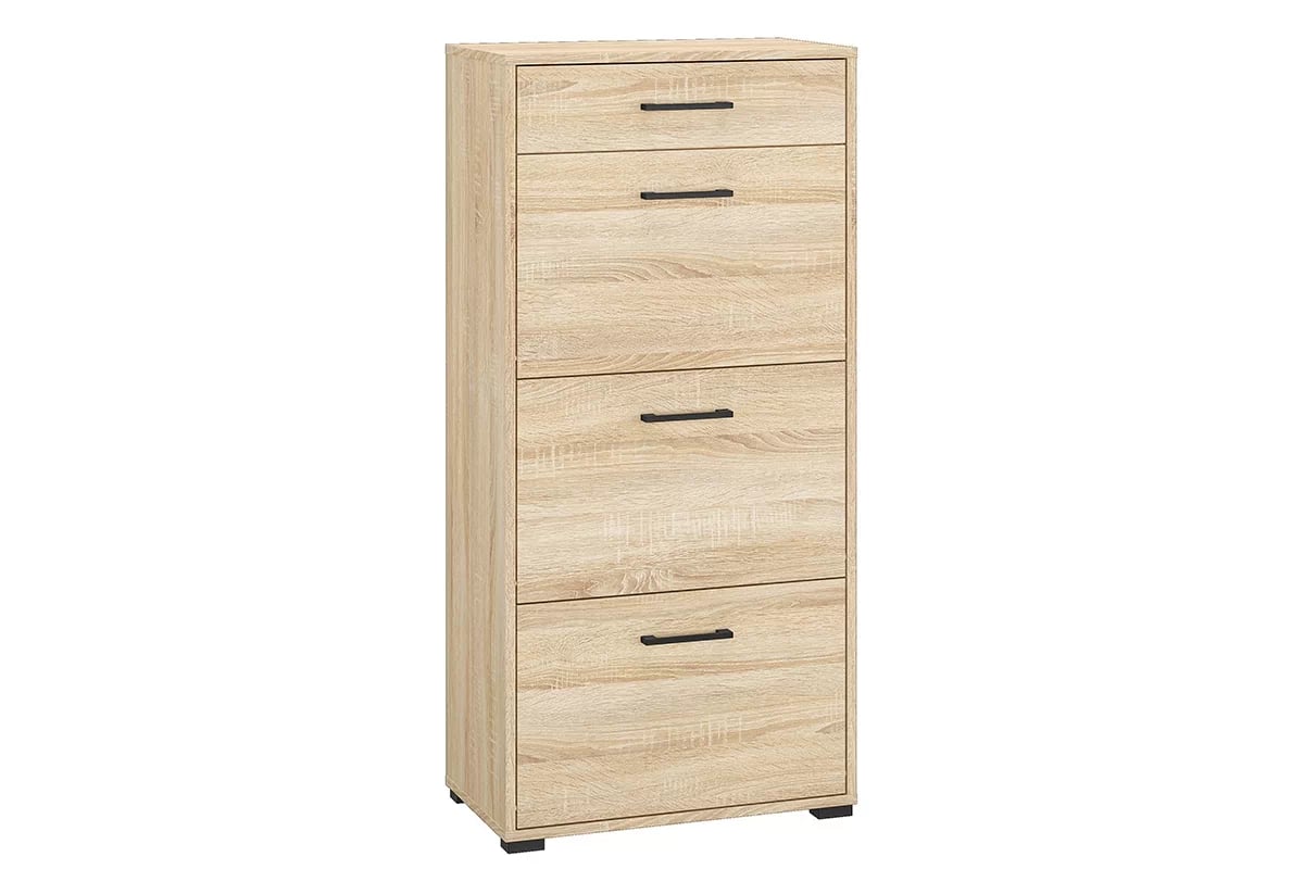 Meuble à Chaussures en Finition Lumière de Sonoma – Rangement Moderne et Robuste - Decora Home