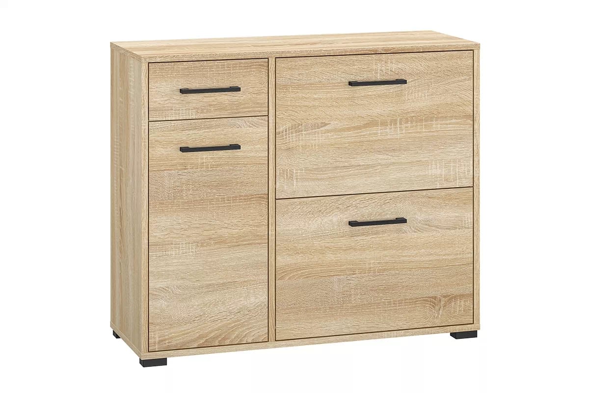 Armoire à Chaussures Contemporaine – Bois Sonoma, Haute Qualité et Finition ABS - Decora Home