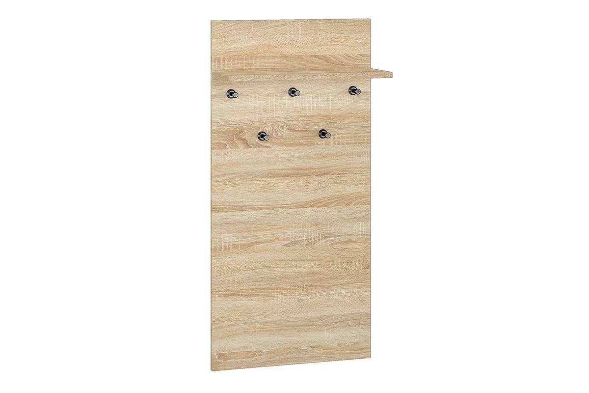 Patère d'entrée avec étagère en Finition Lumière de Sonoma – Élégance et Praticité - Decora Home