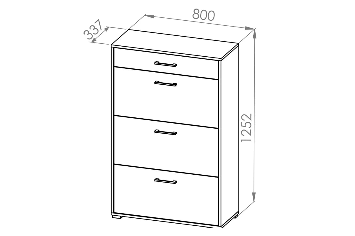 Meuble à Chaussures en Finition Lumière de Sonoma – Rangement Moderne et Robuste - Decora Home