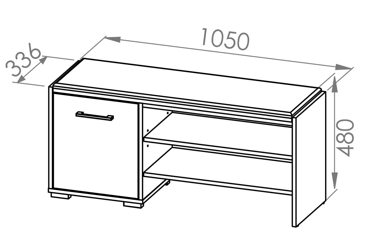Meuble à Chaussures 105 cm Bois Clair Sonoma | Grand Rangement & Finition Résistante - Decora Home