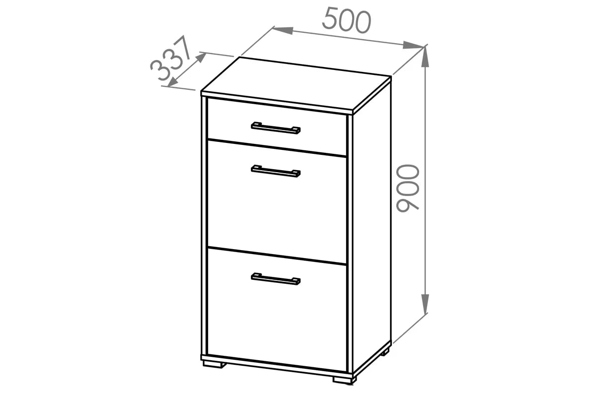 Meuble à Chaussures en Finition Chêne Clair – Structure Robuste, Design Compact et Élégant - Decora Home