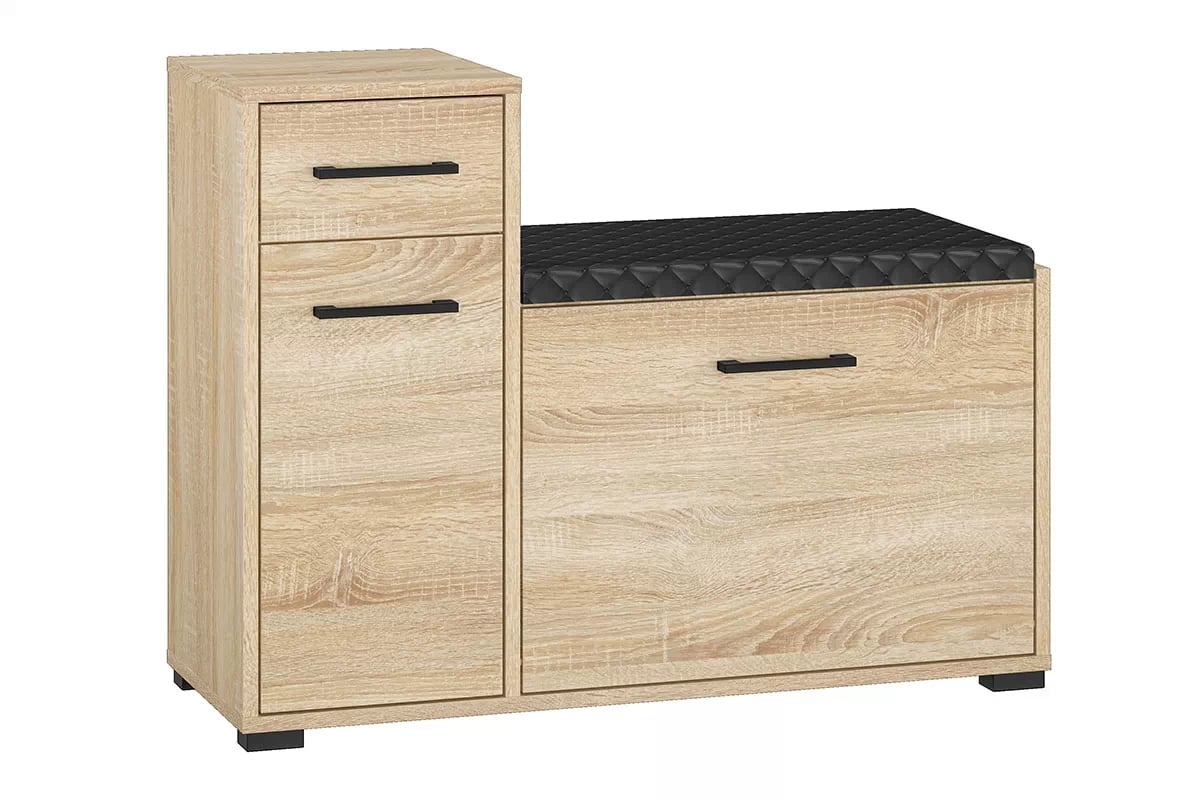 Meuble à Chaussures en Bois Clair 90 cm | Rangement Spacieux et Solide - Decora Home