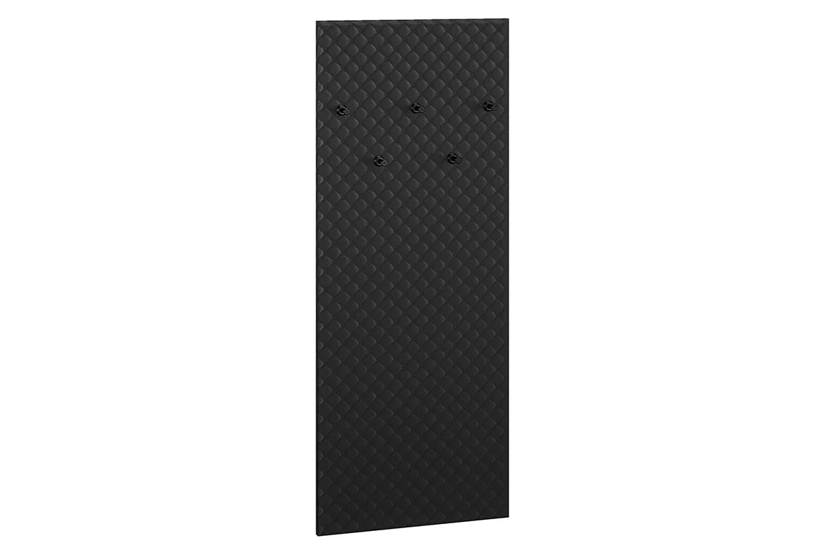 Cintre rembourré pour le hall en Finition Noire – Élégance Minimaliste - Decora Home