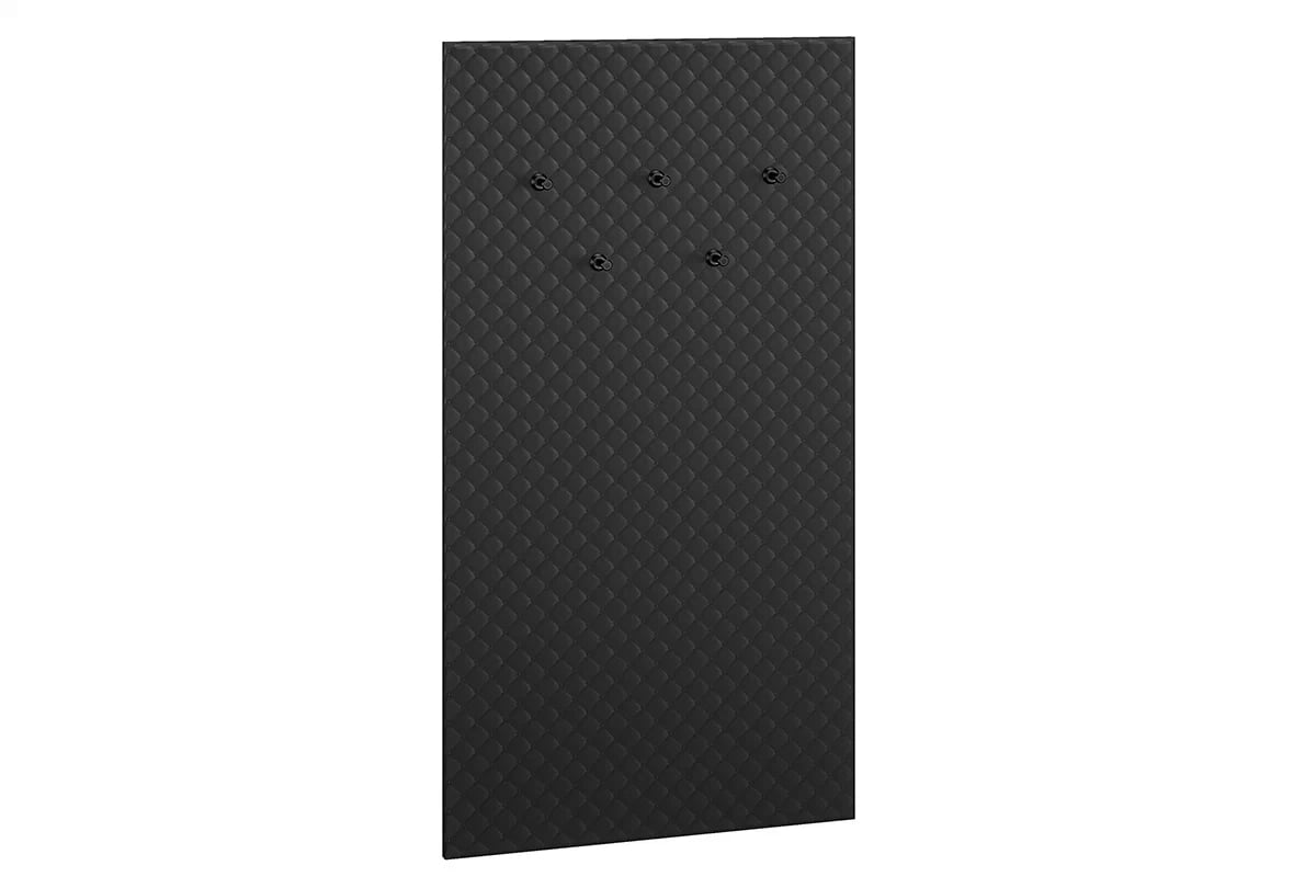Cintre rembourré pour le hall en Finition Noire – Élégance Minimaliste - Decora Home