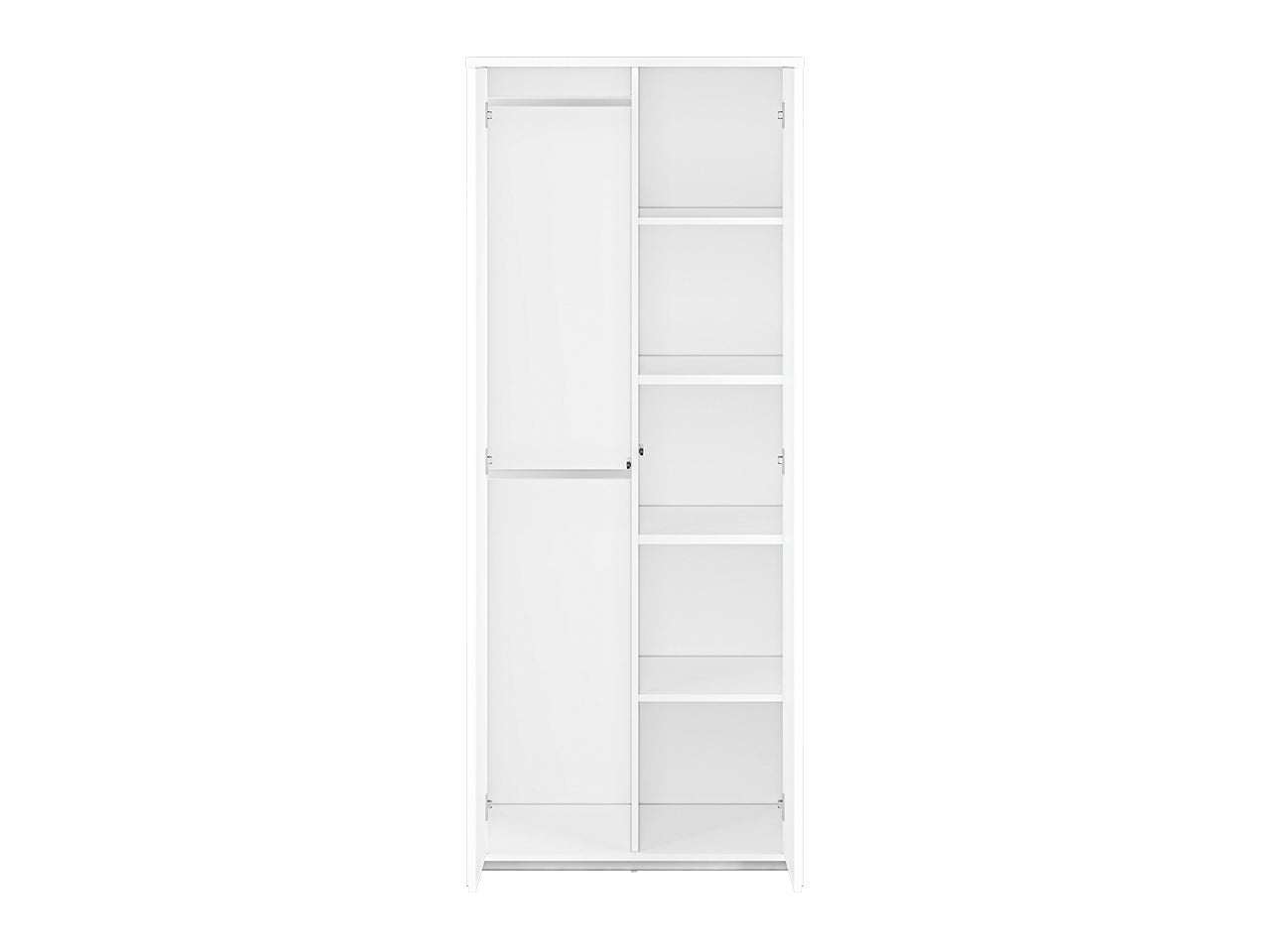 Armoire de Rangement Haute – Finition Blanche, Résistante et Élégante - Decora Home
