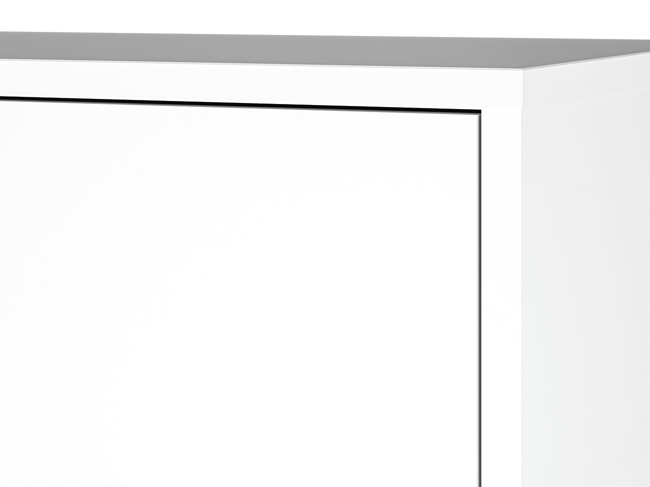 Armoire de Rangement Haute – Finition Blanche, Résistante et Élégante - Decora Home