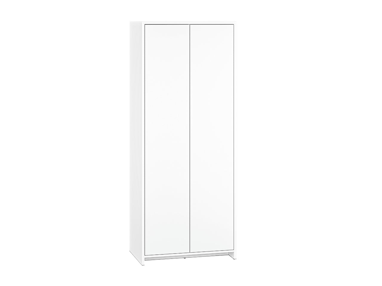 Armoire de Rangement Haute – Finition Blanche, Résistante et Élégante - Decora Home