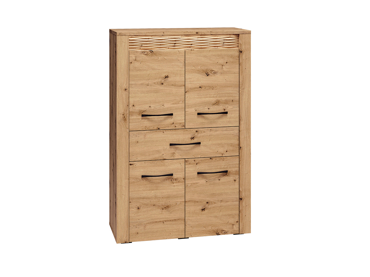 Commode en Chêne Artisanal et MDF Rainuré – Tiroirs Profonds et Finition Haut de Gamme|Offre Limitée|Decora Home