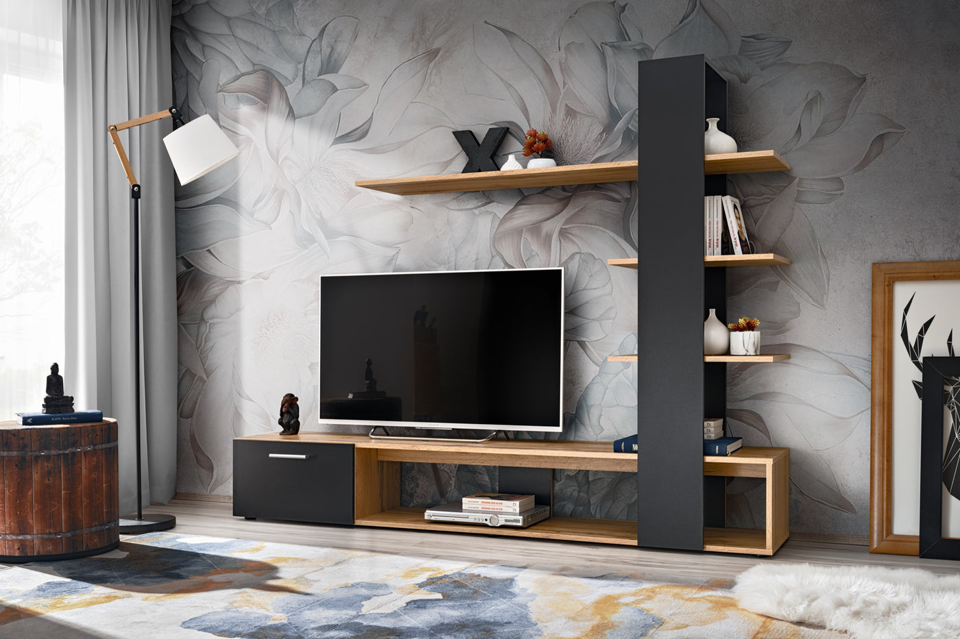 Composition TV ECO 190cm - Wotan, Noir