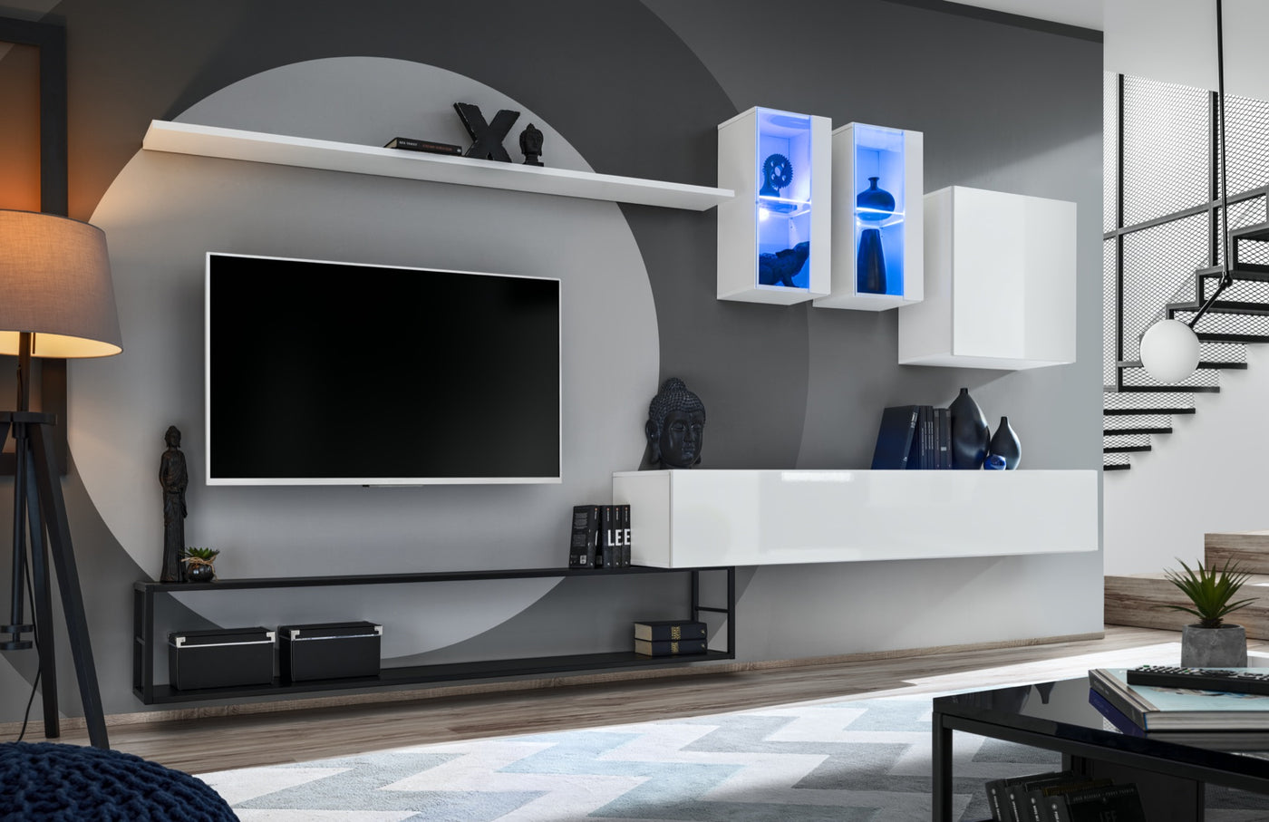 Composition TV SWITCH M1 330cm