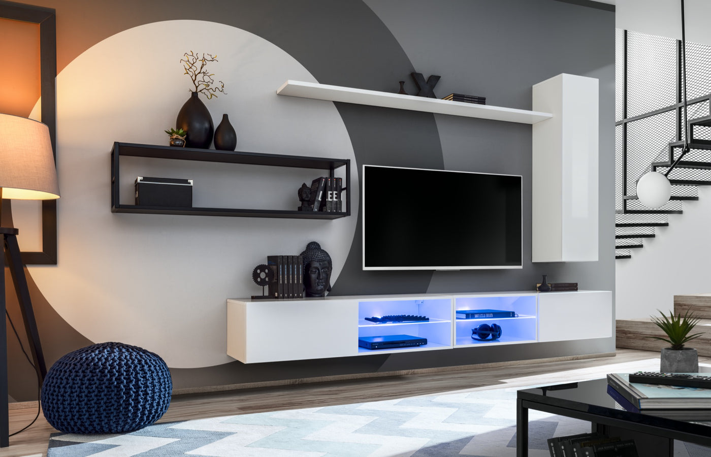 Composition TV SWITCH M4 300cm