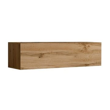 SWITCH XIX hanging wall unit, chêne Wotan with blanc brillant, slatted fronts — vue 3