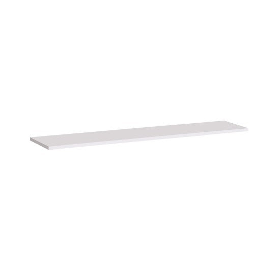 SWITCH IX hanging wall unit, blanc brillant with chêne Wotan, slatted fronts — vue 4