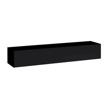 SWITCH XI hanging wall unit, chêne Wotan with noir brillant — vue 3