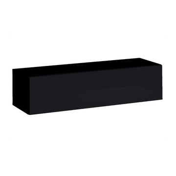 SWITCH XII hanging wall unit, chêne Wotan with noir brillant — vue 3