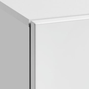 SWITCH XV hanging wall unit, noir brillant with chêne Wotan — vue 8