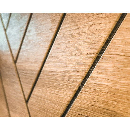 SWITCH X hanging wall unit, noir brillant with chêne Wotan, slatted fronts — vue 5