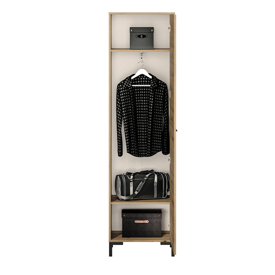 Garde-robe Réversible – Chêne Artisanal – Ouverture Droite/Gauche - Decora Home