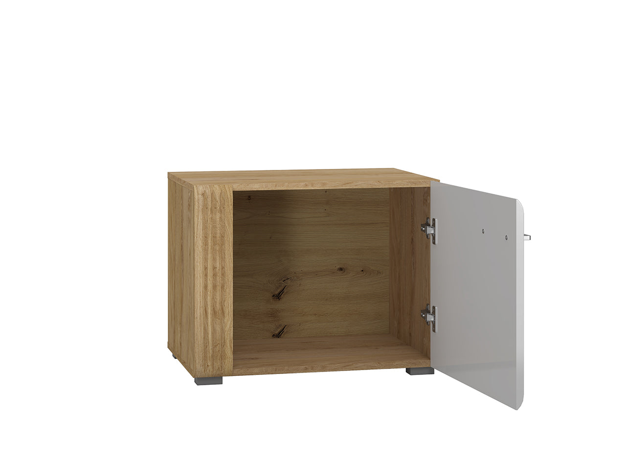 Module Complémentaire Chêne Castello & Blanc Brillant – Fonctionnalité sur-mesure - Decora Home