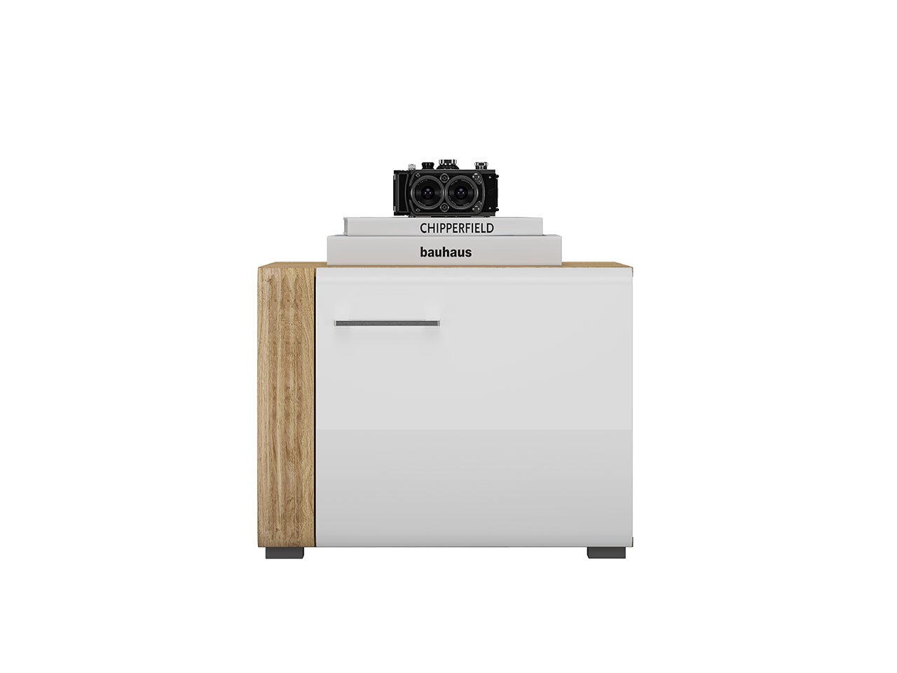 Module Complémentaire Chêne Castello & Blanc Brillant – Fonctionnalité sur-mesure - Decora Home