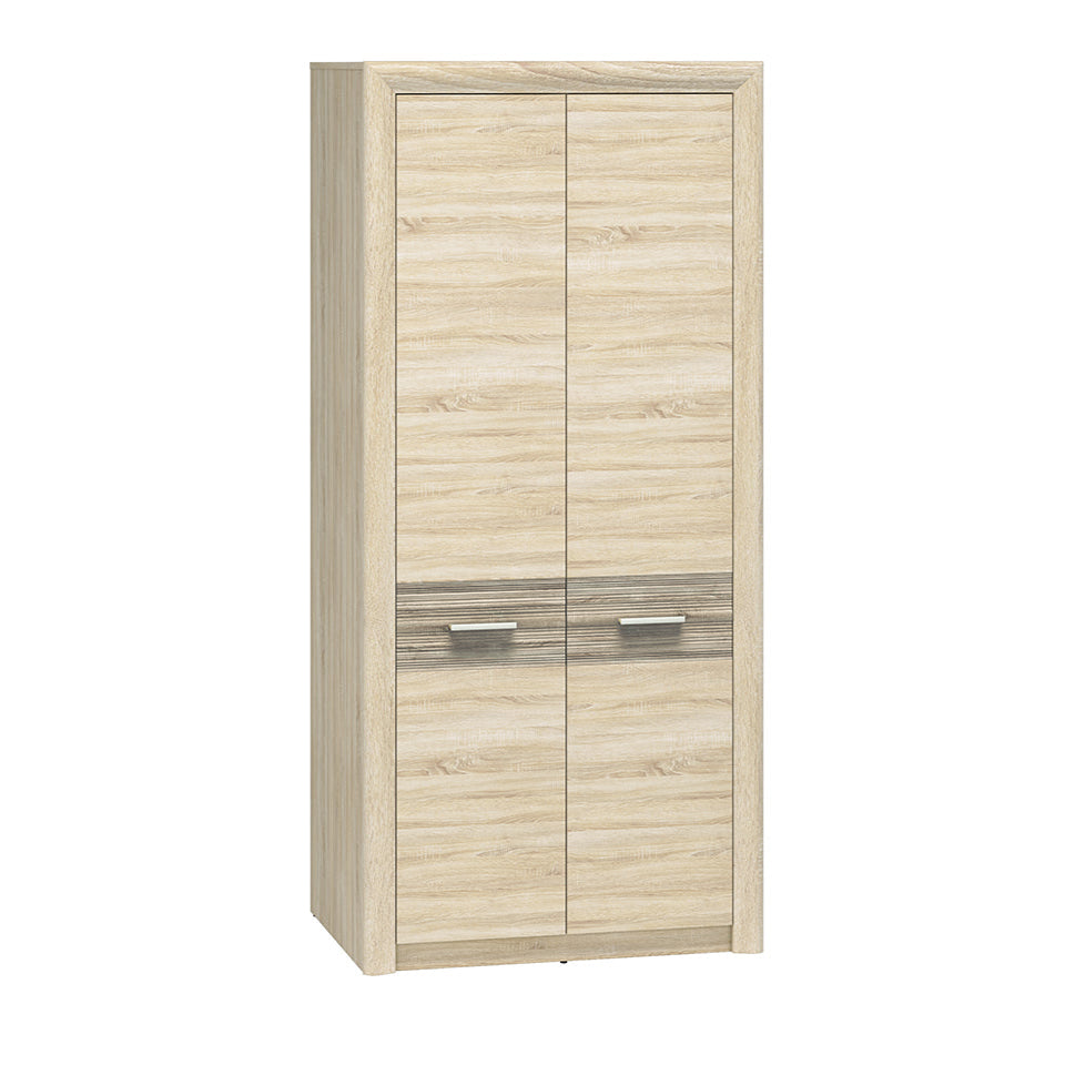 Garde Robe Moderne – Sonoma Light & MDF Sonoma Truffe – 201 cm – Design Élégant et Pratique|Offre Spéciale|Decora Home