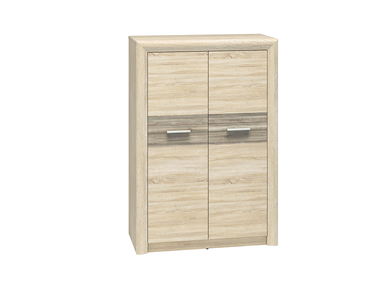 Buffet Élégant – Sonoma Light & MDF Sonoma Truffe – 133 cm – Design Moderne et Fonctionnel|Offre Spéciale|Decora Home