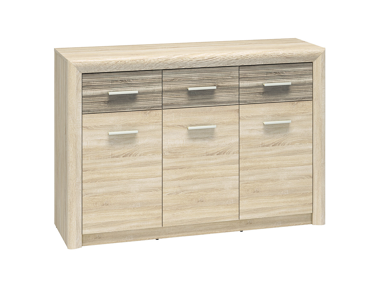 Commode Moderne – Sonoma Light & MDF Sonoma Truffe – 94 cm – Élégance et Fonctionnalité|Offre Spéciale|Decora Home