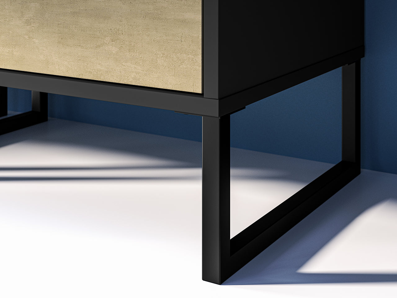 Étagère Haute en Chêne Artisan Or et Noir – Finition Acier Premium – 190 cm de Hauteur - Decora Home